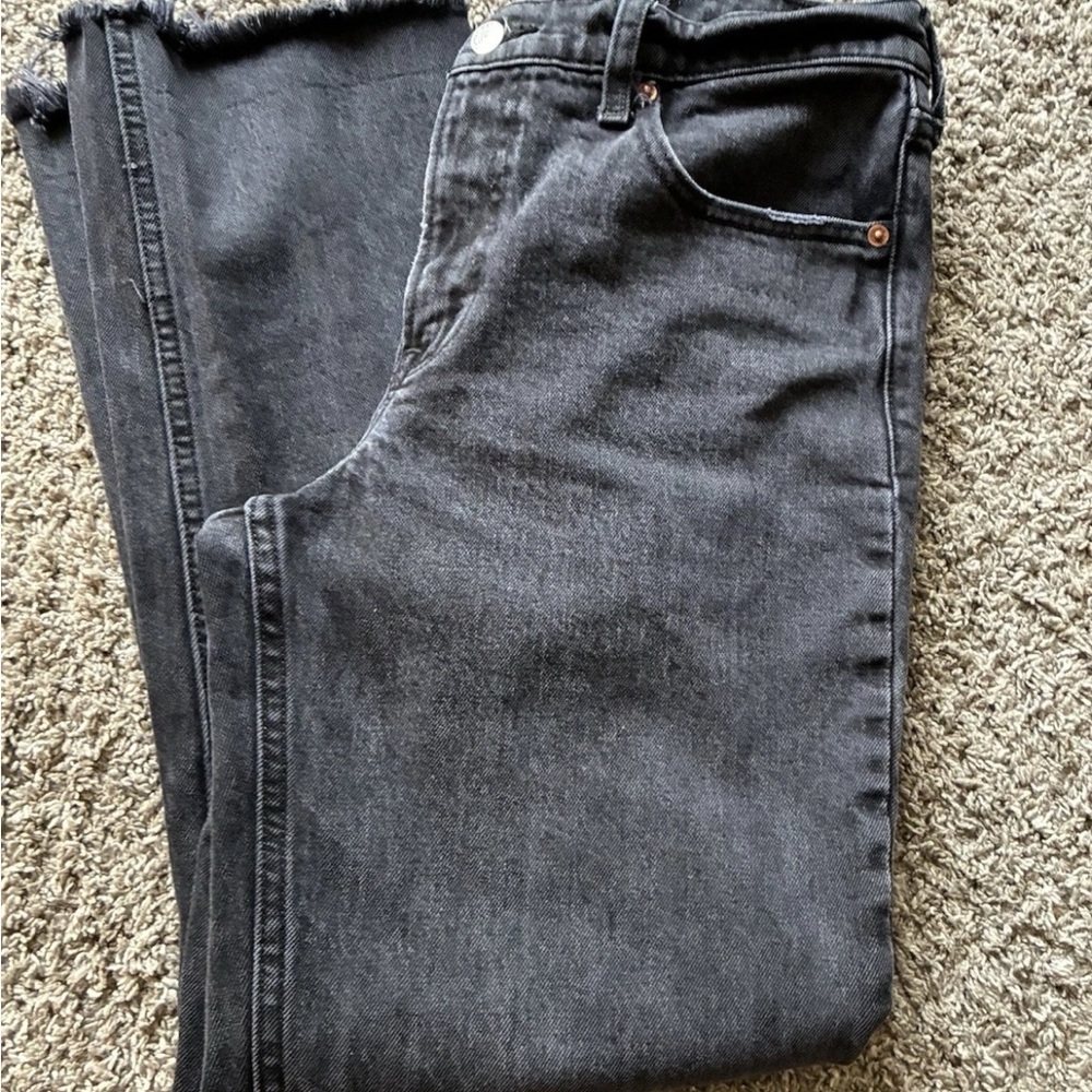 Abercrombie & Fitch Black Ankle Jeans